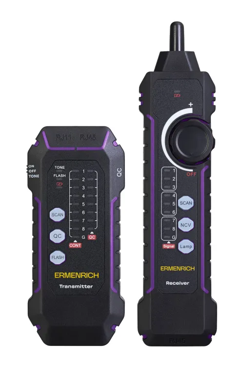 görüntü Ermenrich NetGeeks NP35 Ağ Kablosu Test Cihazı,  3