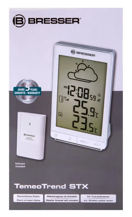 görüntü Bresser TemeoTrend STX RC Weather Station, white,  13