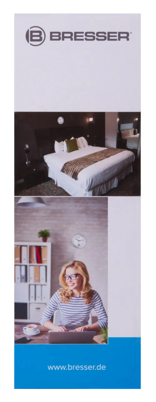 görüntü Bresser MyTime Bath Waterproof Wall Clock, white,  9