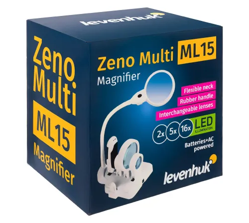 görüntü Levenhuk Zeno Multi ML15 Beyaz Büyüteç,  12