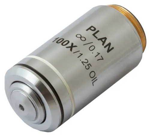 resim Levenhuk MED 100x Sonsuzluk Düzeltimli Plan Akromatik Objektif,  2