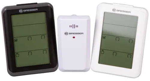 foto Bresser MyClimate Thermo/Hygrometer Clock, white,  2