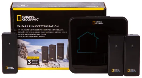 foto Bresser National Geographic VA Weather Station with Color Display and 3 Sensors,  13