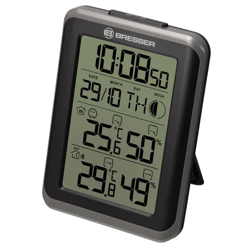 foto Bresser MyClimate Thermo/Hygrometer Clock, white,  5