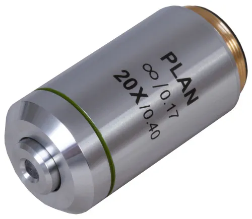 resim Levenhuk MED 20x Sonsuzluk Düzeltimli Plan Akromatik Objektif,  2