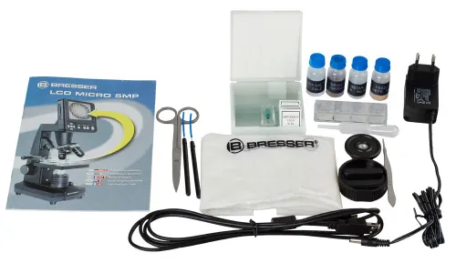 fotoğraf Bresser LCD 50–2000x Microscope,  5