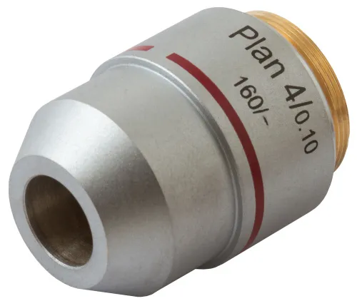 foto Levenhuk MED 4x Plan Akromatik Objektif,  2