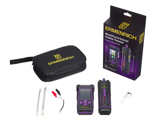 görüntü Ermenrich NetGeeks NP50 Çok İşlevli Kablo Test Cihazı,  2