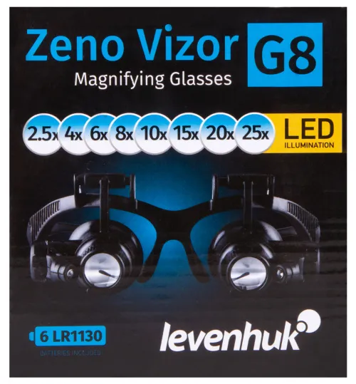 foto Levenhuk Zeno Vizor G8 Büyüteçli Gözlükler,  15