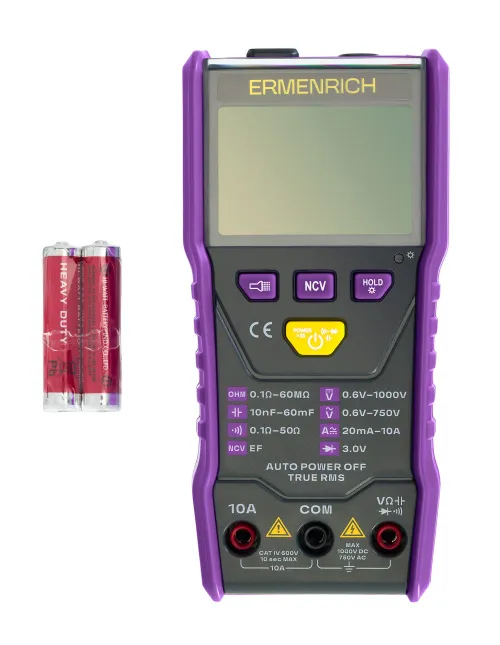 fotoğraf Ermenrich Zing TC20 Dijital Multimetre,  2