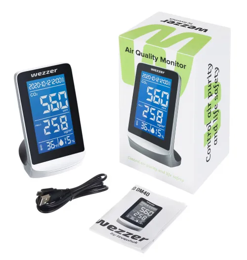 görüntü Levenhuk Wezzer Air PRO DM40 Hava Kalitesi Monitörü,  2
