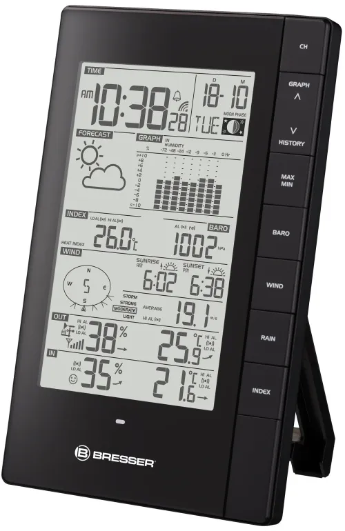 fotoğraf Bresser PC Weather Station with 5-in-1 Outdoor Sensor,  2