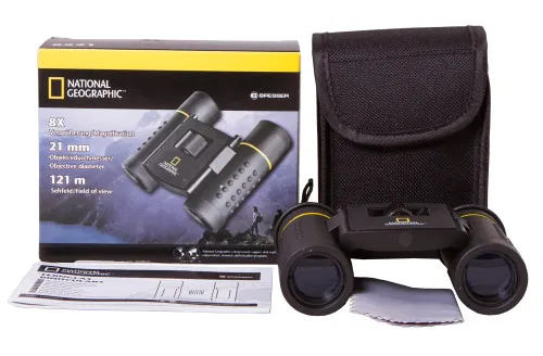 görüntü Bresser National Geographic 8x21 Binoculars,  6