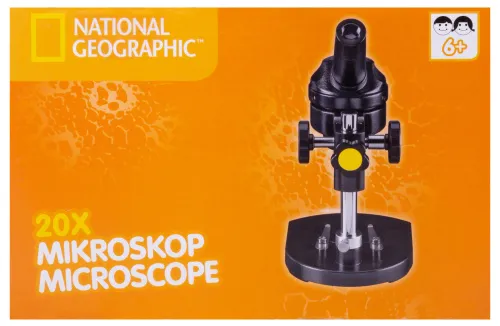 görüntü Bresser National Geographic 20x Microscope, monocular,  18