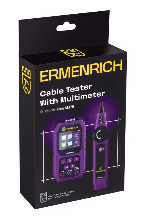 foto Ermenrich Ping SM75 Multimetreli Kablo Test Cihazı,  10