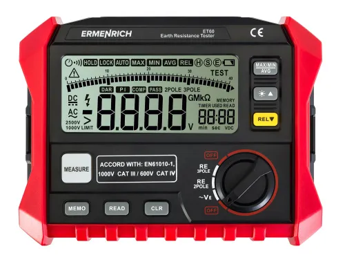 foto Ermenrich Ping ET60 Toprak Direnci Test Cihazı,  4
