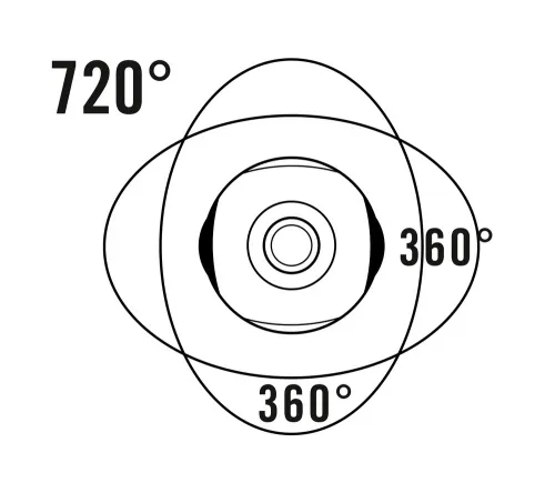 resim Bresser Discovery Adventures HD 720° Android Action Camera,  3