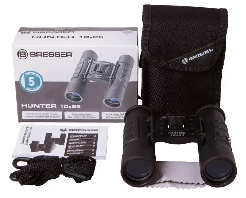 resim Bresser Hunter 10x25 Binoculars,  6