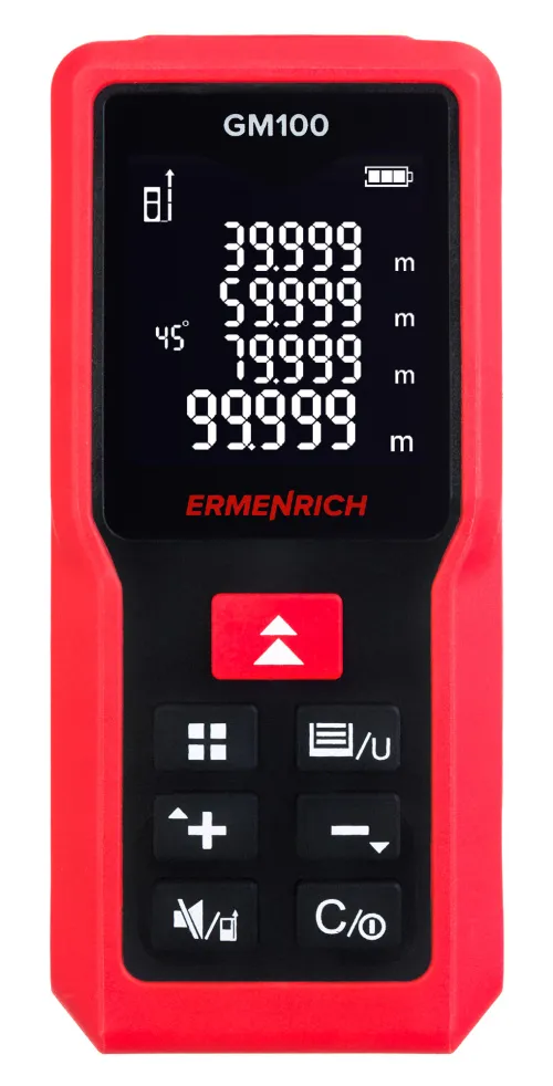 resim Ermenrich Reel PRO GM100 Lazer Metre,  3