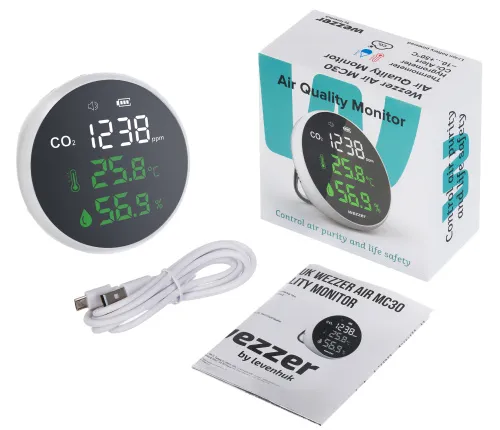 fotoğraf Levenhuk Wezzer Air MC30 Hava Kalitesi Monitörü,  2