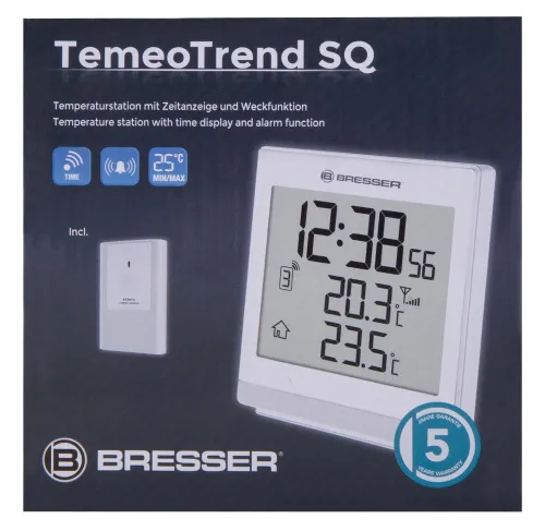 görüntü Bresser TemeoTrend SQ RC Weather Station, white,  11