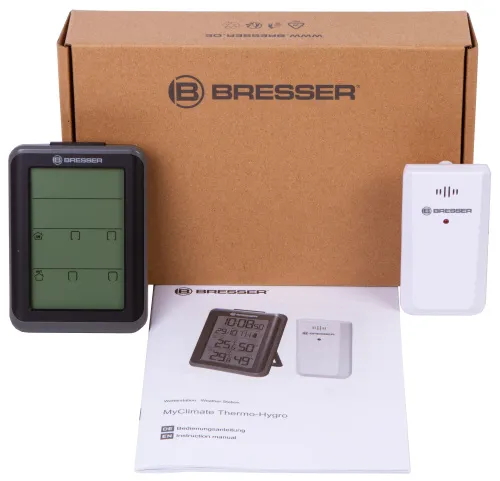 foto Bresser MyClimate Thermo/Hygrometer Clock, white,  4