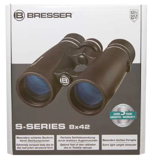 resim Bresser S-Series 8x42 Binoculars,  12