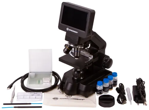 görüntü Bresser Biolux Touch 5MP HDMI Microscope,  10