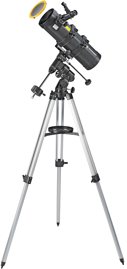 görüntü Bresser Spica 130/1000 EQ3 Telescope with filter set