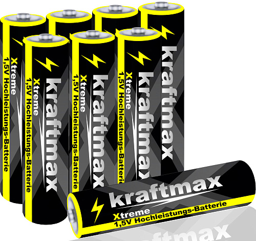 fotoğraf Kraftmax AAA LR03 Pil, Alkalin, 1,5 V (1 adet)