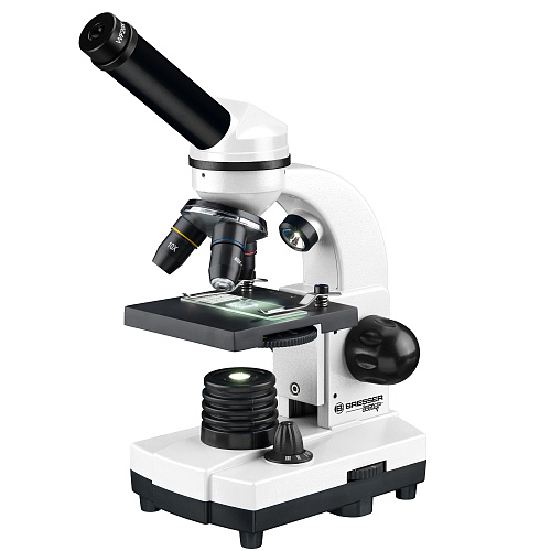resim Bresser Junior Biolux SEL 40–1600x Microscope with case, white
